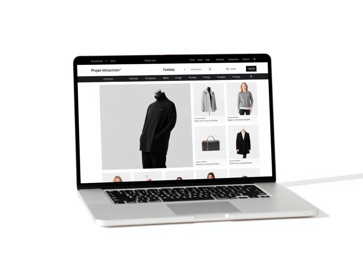 Nord Fashion website mockup