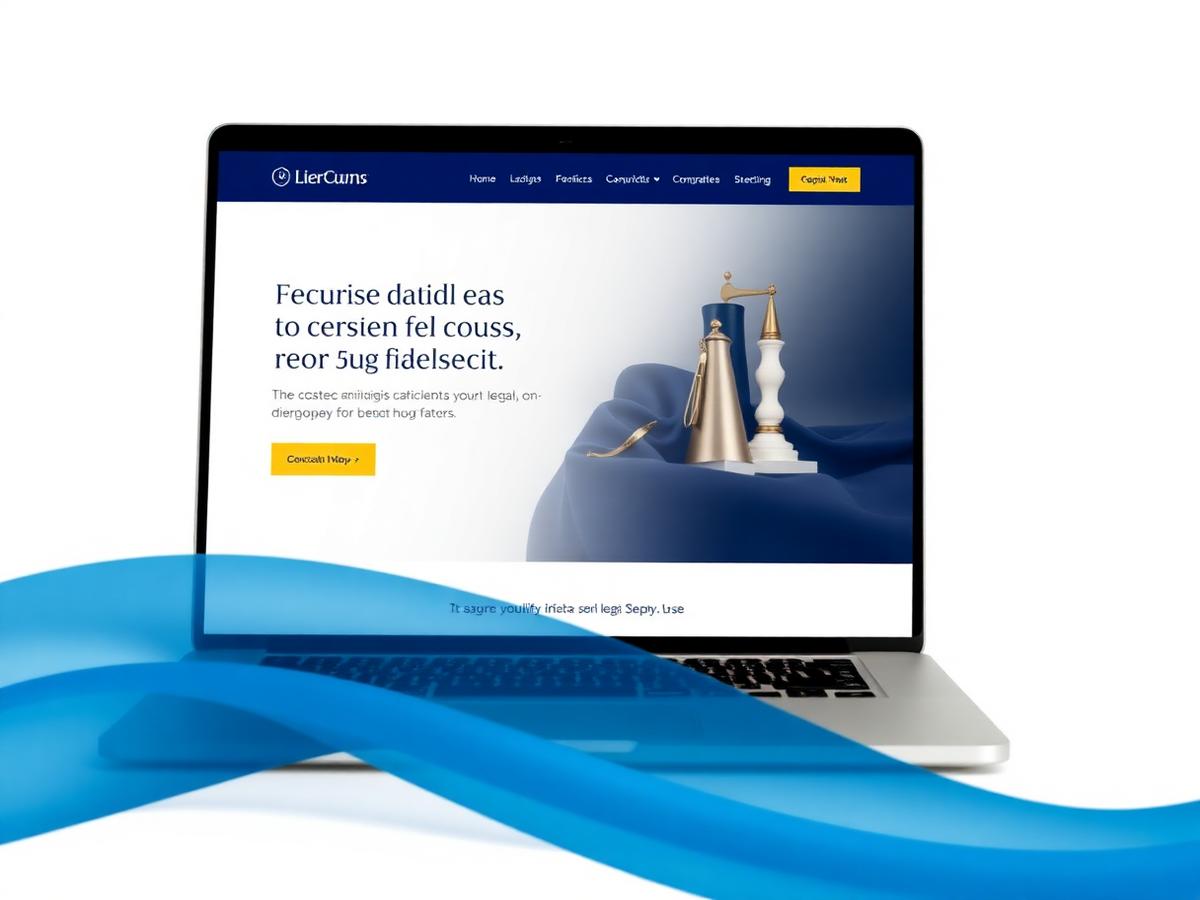 Lex & Counsel website mockup